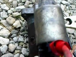 Kubota small diesel engine starter motor simple test