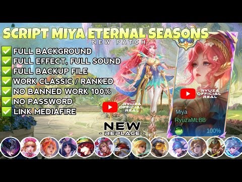 Script Skin Miya Eternal Seasons - Arrow of Spring No Password | Full Effect Voice | Patch Terbaru