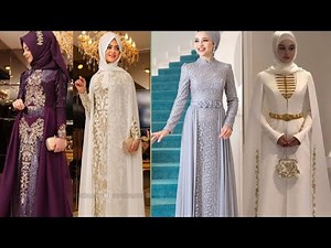 turkish maxi dress design/arabic dress design/modest dresses with hijab#formal #dressdesign