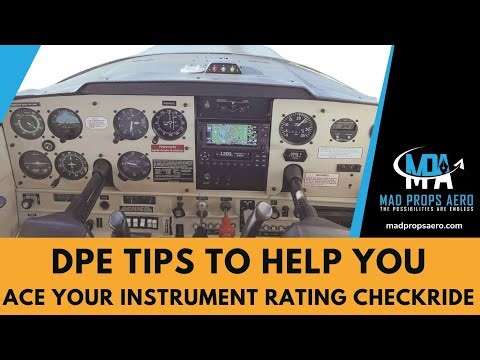DPE insights into how you can ACE your Instrument Checkride