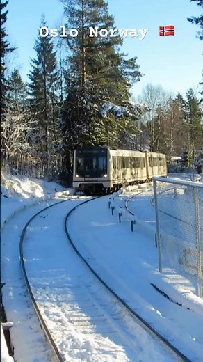 OSLO Winter Wonderland in Norway 2025 on Tbanen