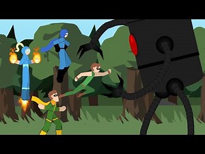 Omnidroid V.X 2 vs Supers (The incredibles) | Stick Nodes