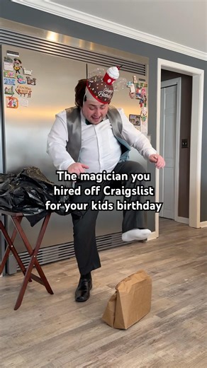 The magician you hired off Craigslist for your kids birthday! #shorts