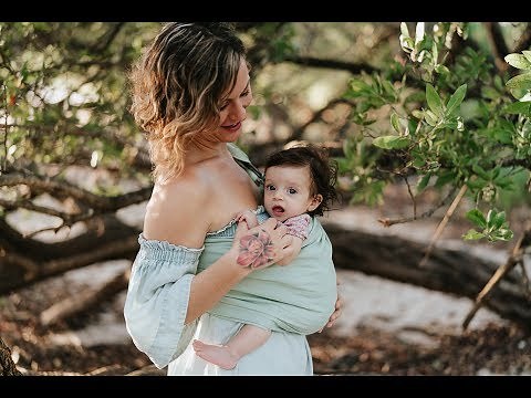 How To Use a Ring Sling - Front Carry - for newborns up to toddlers