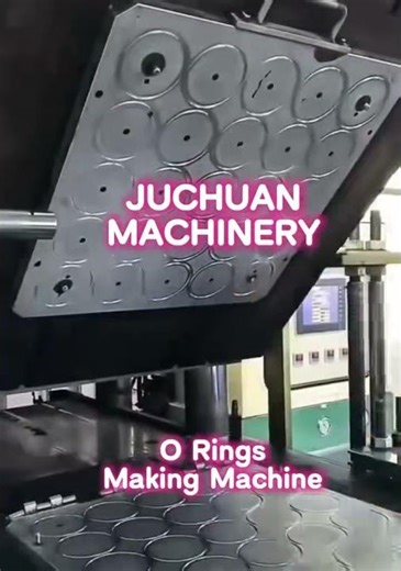 Hydraulic Vulcanizing Hot Press Machine for Making O Ring #machine #factory
