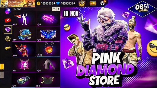 2.4M views · 63K reactions | Pink Diamond Exchange Store  Lol Emote Return | How To Use Pink Diamond | OB51 Update | Free Fire New Event #garenafreefire #FreeFire #gaming #viral #freefirepost #explore | Himanshu Kumawat | Facebook