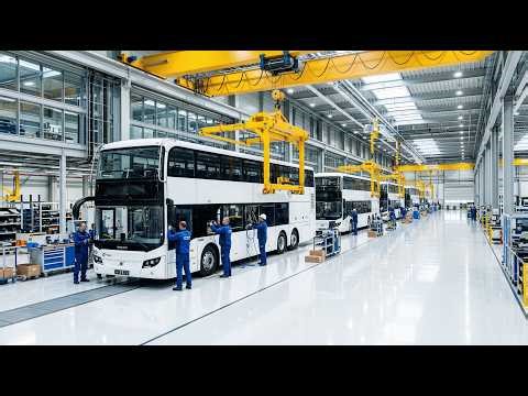 Inside the Volvo Bus Factory 🚌 How the World’s Safest Coach Is Built (Full Process)