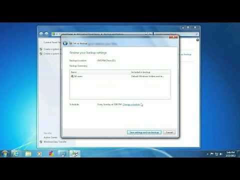 Tech Support: How to create a Backup in Windows 7
