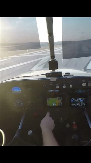 First Time Flying Alone - The Moment Comes #pilot #cockpit #aviation