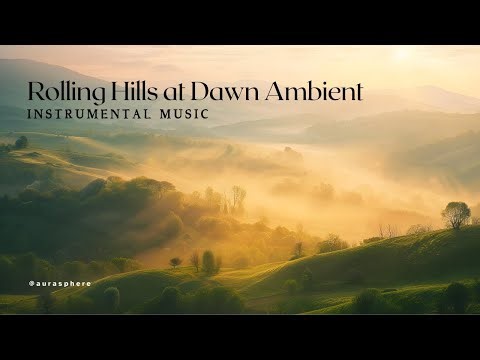 Rolling Hills at Dawn 🌄 Relaxing Ambient Music for Meditation, Focus & Sleep 🌄Brian Eno, Moby, Tycho
