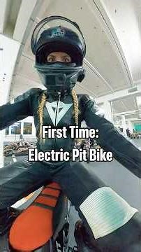 Erstes Mal Elektro Pitbike 😳⚡️