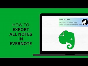 How to Export All Notes in Evernote | Evernote Export All Notes