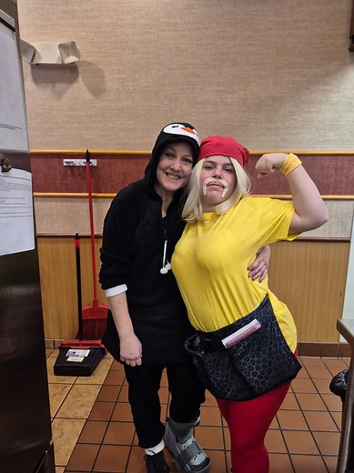 Valley Dairy Restaurants had some fun on Halloween. We had everything from Thelma Harper, Alvin and the Chipmunks to Jason Vorheese. | Valley Dairy Restaurants