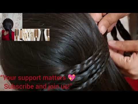 Elegant Side Crown Braid Hairstyle | Easy & Beautiful Braiding Tutorial