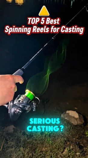 TOP 5 Spinning Reels You NEED for Casting! #1 Is INSANE! #fishing #shorts