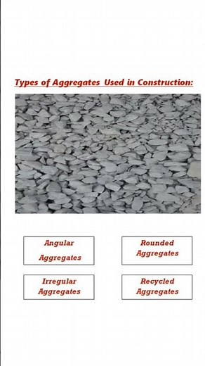 Types of Aggregates used in Construction 😊