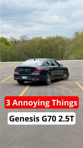Victor’s 3 Annoying Things About the 2026 Genesis G70 2.5T Prestige #automobile #luxurycars #cars