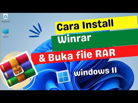 Cara Ekstrak file RAR dan install WinRAR di Windows 11