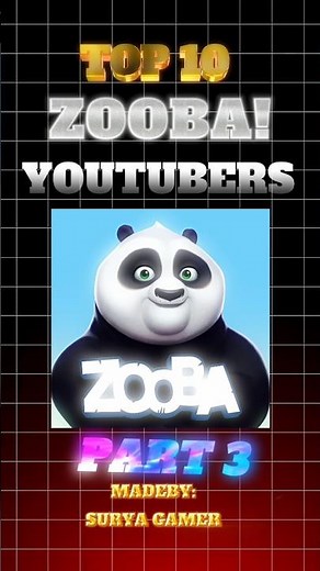 Top 10 Zooba YouTubers in 2026🔥 PART 3 | Zooba Content Creators! | #suryagamer #shorts #zooba #edits