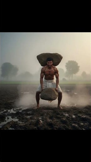 Ek Kisan bodybuilder short video#sort #ai #