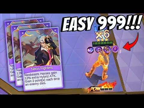 OP CARD NEOBEASTS SUPER EARLY FULL 999 STACKS!! AUTO WIN!! MAGIC CHESS GO GO
