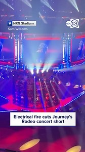 1.2M views · 9.3K reactions | Iconic rock band "Journey" canceled its concert midway as they were performing "Don't Stop Believin'" after an electrical fire caused an outage at Rodeo Houston. | ABC13 Houston | Facebook