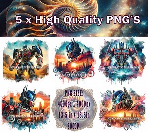 Transformers Optimus Prime PNG X 5, Transformers T-shirt Design, Optimus Prime PNG, Optimus Prime T-shirt Design, Transformers Sublimation. - Etsy