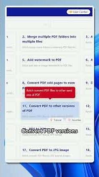 Batch convert PDF files to different PDF versions on Windows