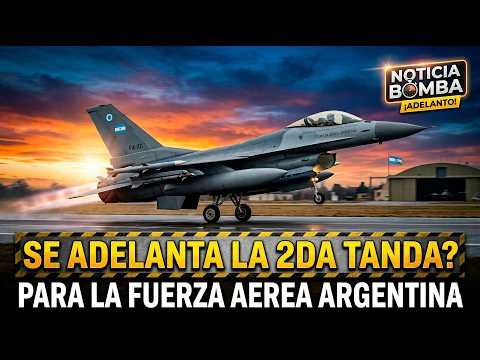 🇦🇷 🔴 URGENT! Is the arrival of the 2nd batch of F-16s for the Argentine Air Force being brought f...