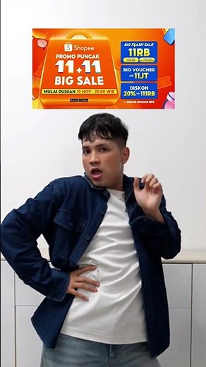 Jangan Lupa Ya Promo Puncak Shopee 11.11 Big Sale, Mulai Duluan 10 Nov | 20.00 WIB!