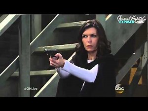 Anna shoots Carlos - General Hospital LIVE 5/15/15