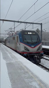 Amtrak Northeast Regional train departing Rte 128 with ACS-64 # 636