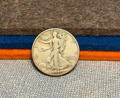 (#102831) Walking Liberty Half Dollar:  1918 S.  VF.    (see video!) | eBay