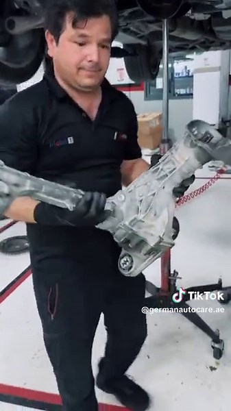 A failing front differential can manifest through various symptoms. Here are five common signs that may indicate a problem with the front differential: ✅Unusual Noises ✅Vibrations or Shuddering ✅Difficulty in Handling and Steering ✅Fluid Leaks ✅Uneven Tire Wear Ignoring these symptoms can lead to further damage and potentially costly repairs. Call us now! 043384535 / 0586836172 #dubai🇦🇪 #uae🇦🇪 #porsche #frontdifferential #auto #autocare #carrepair