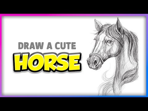 Draw a Realistic Horse Face 🐴 | Easy Pencil Portrait Tutorial for Beginners