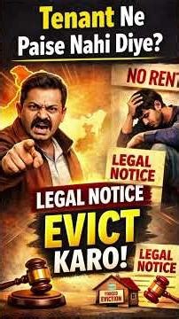 Tenant Default? Legal Notice = Eviction #youtubeshorts #currentaffairs #viral #viralvideo #upsc