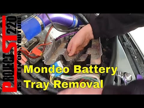 How to: battery tray removal
