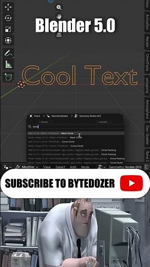 Noob vs Pro artist: Animated Text #blendertutorial #blender #blendercommunity #blender3d #digitalart