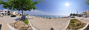 Polychrono beach street 360 Panorama | 360Cities