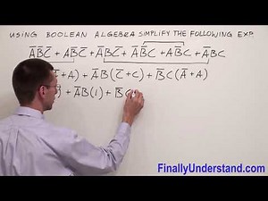 Digital Logic - Simplification of an SOP Expression 02