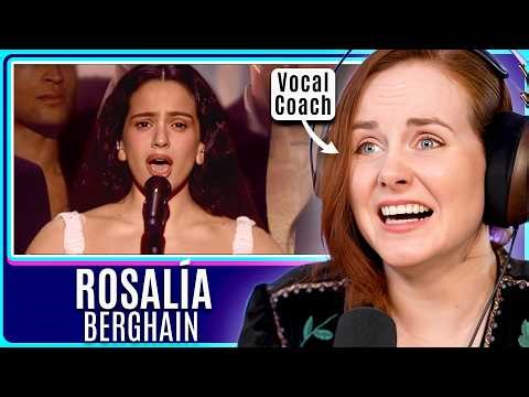 Vocal Coach Explains: Why ROSALÍA's BRIT Award Performance Was Iconic | Berghain Live