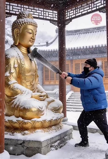 Kẻ tham lam phá hủy, người thành tâm chữa lành. Kết cục thật bất ngờ! 😱✨ Greed destroys, devotion heals. The ending will shock you! 😱✨ #nguoiconducphat #buddhism #compassion #mindfulness #buddha