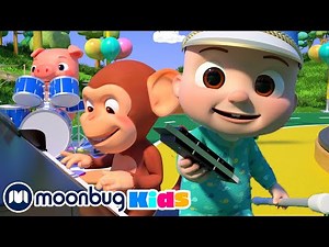 Musical Instruments Song | CoComelon | Nursery Rhymes & Cartoons for Kids | Moonbug