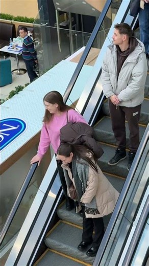 Escalator Prank Gone Wrong #Pranks #Shorts
