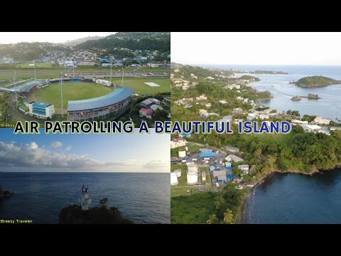 🏝️Drone Flight Over St. Vincent | Breathtaking Caribbean Island Views 🏖️