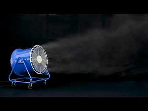 【ミストファン冷房】CLJ-590噴霧動画【霧のいけうち】