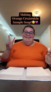 Orange Creamsicle Sample Soap Making Tutorial