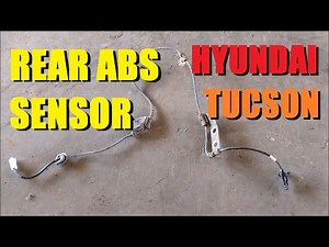 How To Replace Rear ABS Sensor - 2011 Hyundai Tucson iX35 - Fix for ABS Light on Dash