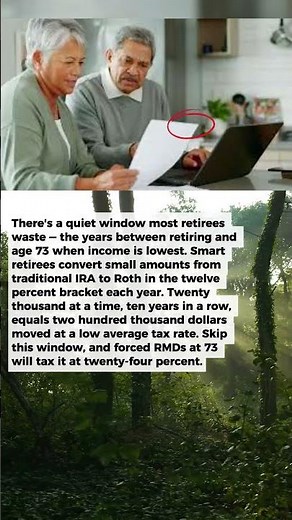 The Quiet Roth Window Between Retirement and Age 73