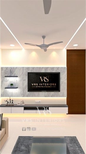 Modern Living Room Interior | Clean & Premium Design ✨ VRS Interior #vrsinteriors #interiordesign